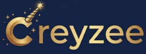 Creyzee site logo Black and godld